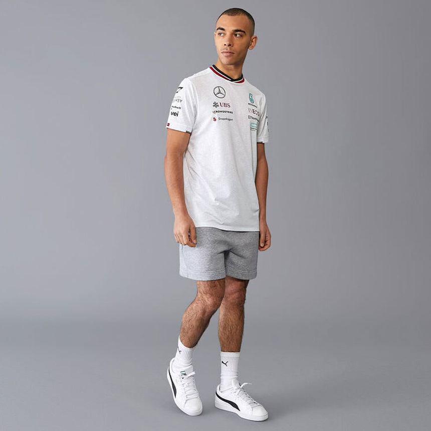 Mercedes AMG Petronas F1 Team 2024 White Driver Tee Shirt