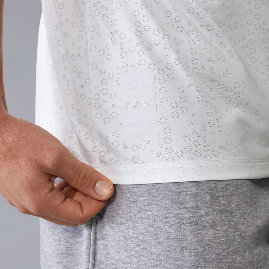 Mercedes AMG Petronas F1 Team 2024 White Driver Tee Shirt