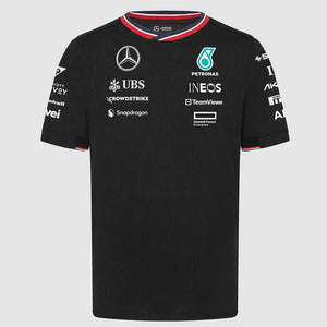 Mercedes AMG Petronas F1 Team 2024 Black Driver Tee Shirt