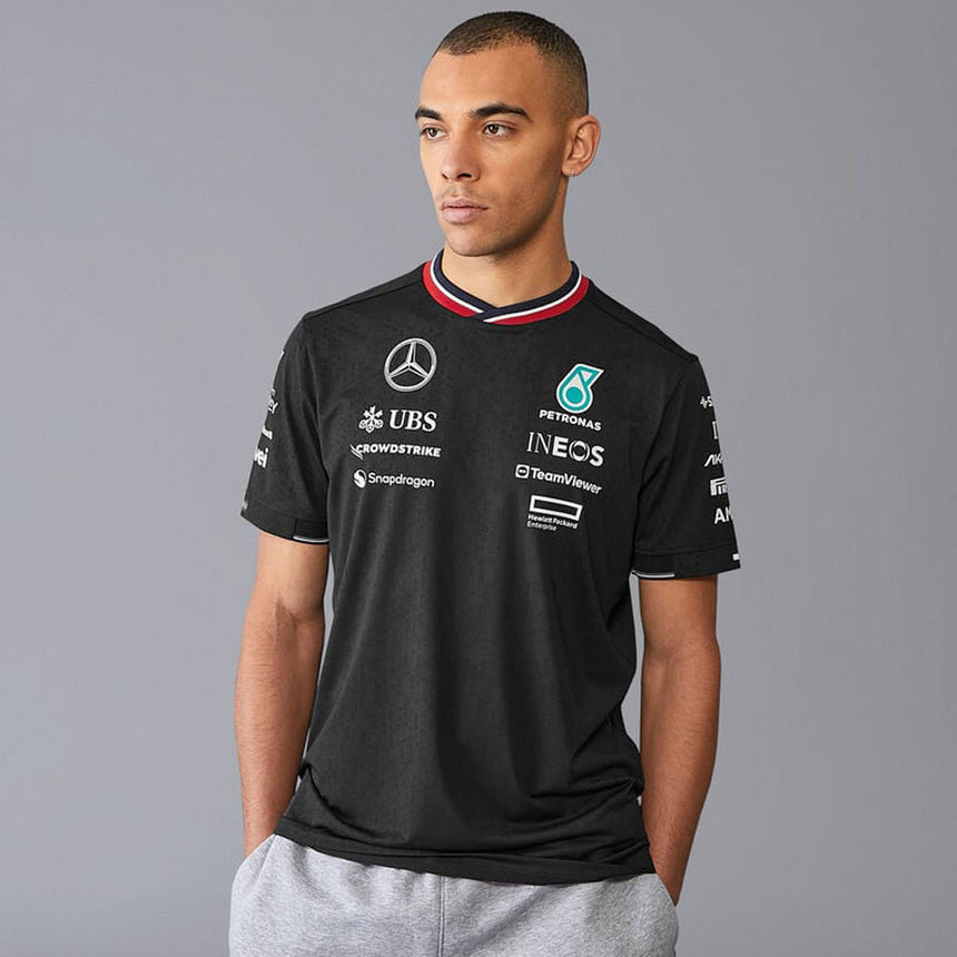Mercedes AMG Petronas F1 Team 2024 Black Driver Tee Shirt