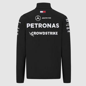 Mercedes AMG Petronas F1 Team Black 2024 Softshell Jacket