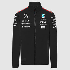 Mercedes AMG Petronas F1 Team Black 2024 Softshell Jacket
