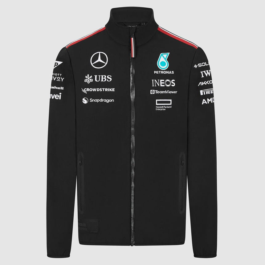 Mercedes AMG Petronas F1 Team Black 2024 Softshell Jacket