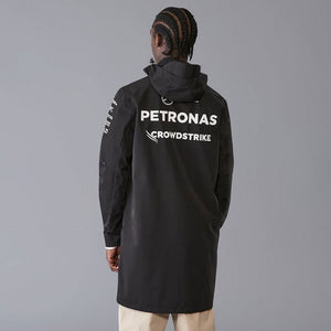 Mercedes AMG Petronas F1 Team 2024 Black Waterproof Rain Jacket