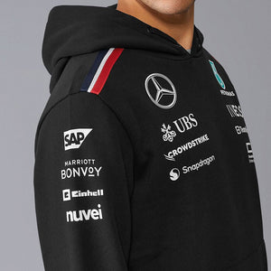 Mercedes AMG Petronas F1 Team Black 2024 Hoodie