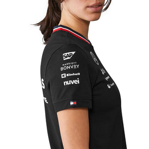 Mercedes AMG Petronas F1 Team Black Ladies Tee Shirt Dress