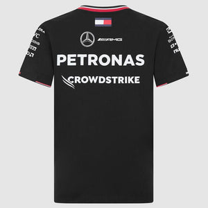 Mercedes AMG Petronas F1 Team Kids Black Driver Tee Shirt