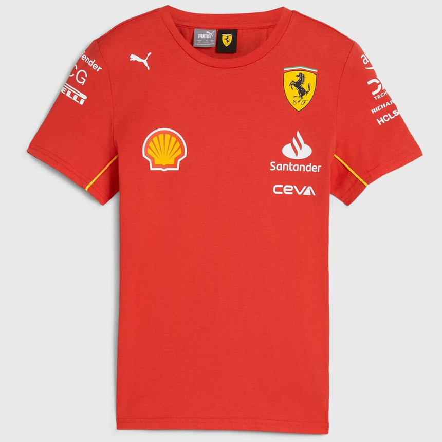 Scuderia Ferrari F1 Team Tee Kids | Burnt Red