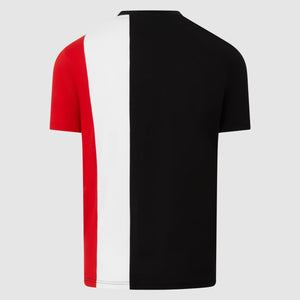 Porsche Motorsport PUMA 2026 Black Stripe Team Travel Tee Shirt