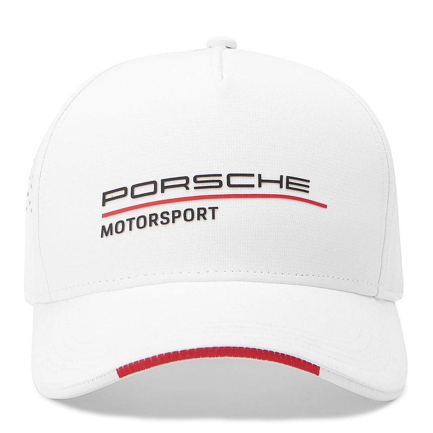 Porsche Motorsport Official Snap Back Cap - Black, White & Red