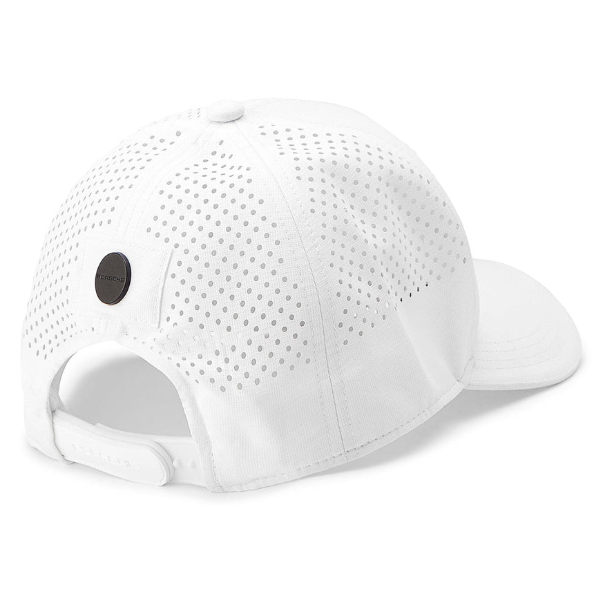 Porsche Motorsport Official Snap Back Cap - Black, White & Red
