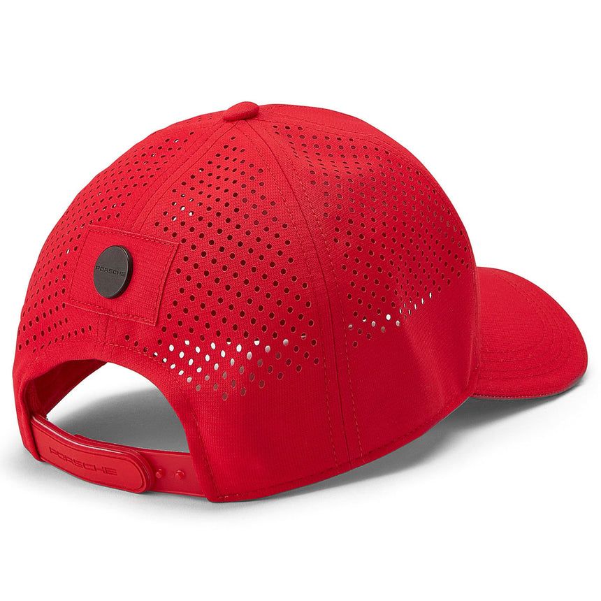 Porsche Motorsport Official Snap Back Cap - Black, White & Red