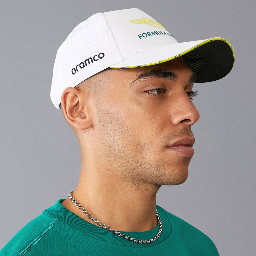 Aston Martin F1 Team 2024 White Adjustable Fit baseball Cap