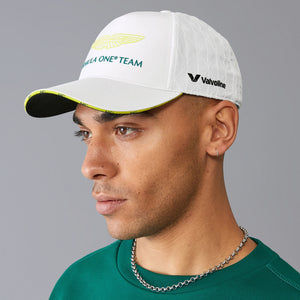 Aston Martin F1 Team 2024 White Adjustable Fit baseball Cap