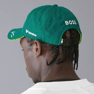 Aston Martin F1 Fernando Alonso #14 2024 Green Snap Back Drivers Cap