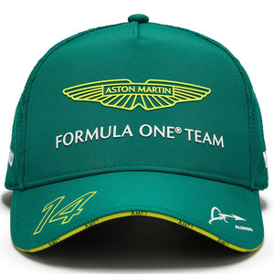 Aston Martin F1 Team Replica Kids Fernando Alonso Team Cap (Green)