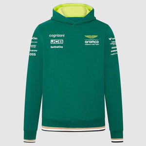 Aston Martin F1 Team Kids 2024 Green Hoodie