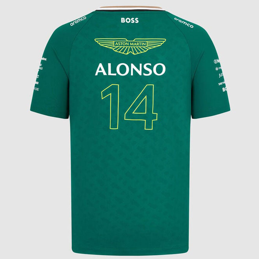 Aston Martin F1 Team 2024 Fernando Alonso #14 Drivers Tee Shirt