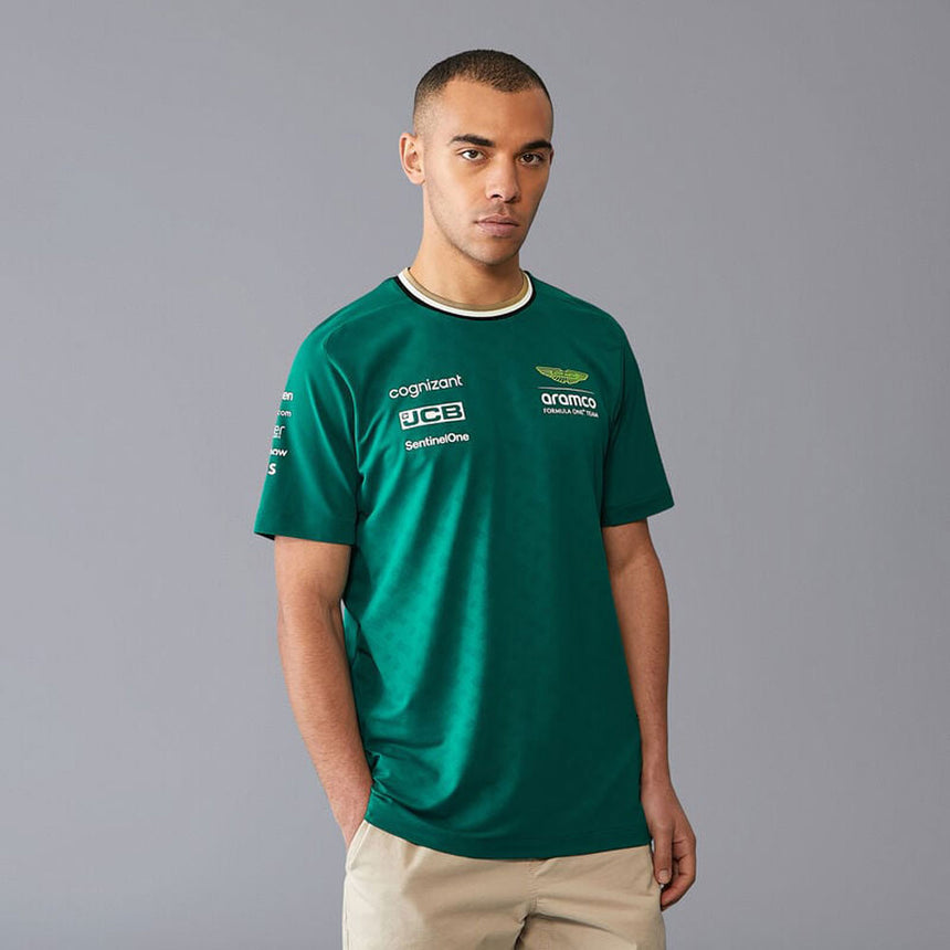 Aston Martin F1 Team Replica Mens Tee (Green)