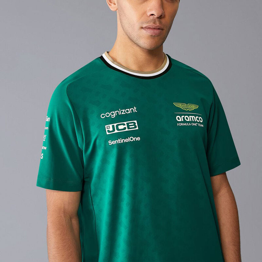 Aston Martin F1 Team Replica Mens Tee (Green)