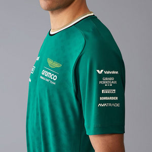 Aston Martin F1 Team Replica Mens Tee (Green)