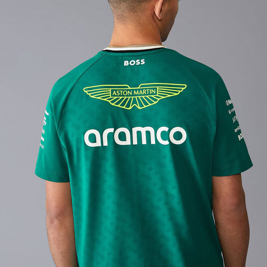 Aston Martin F1 Team Replica Mens Tee (Green)