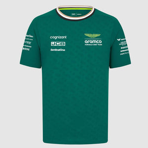 Aston Martin F1 Team Kids Green Drivers Tee Shirt