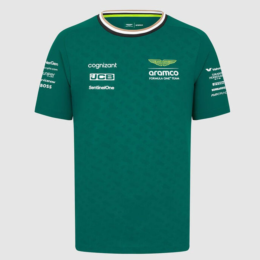 Aston Martin F1 Team Kids Green Drivers Tee Shirt