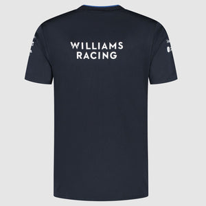 Williams Racing PUMA 2025 Team T‑Shirt – Official Williams F1 Navy Replica Tee