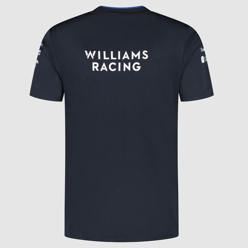 Williams Racing PUMA 2025 Team T‑Shirt – Official Williams F1 Navy Replica Tee