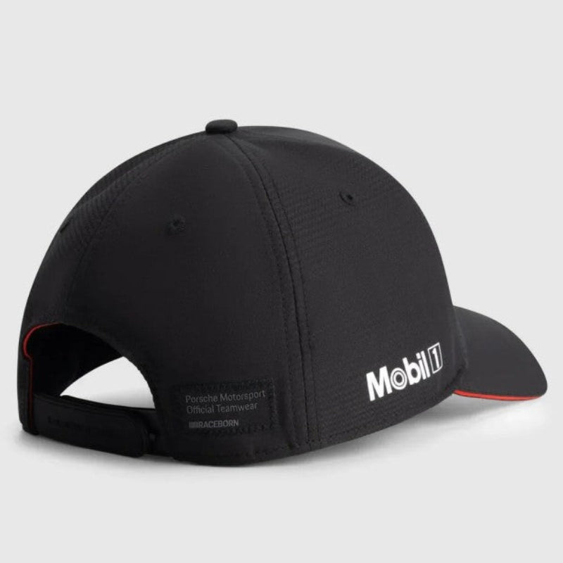 Porsche Motorsport PUMA 2026 Official License Black Team Baseball Cap
