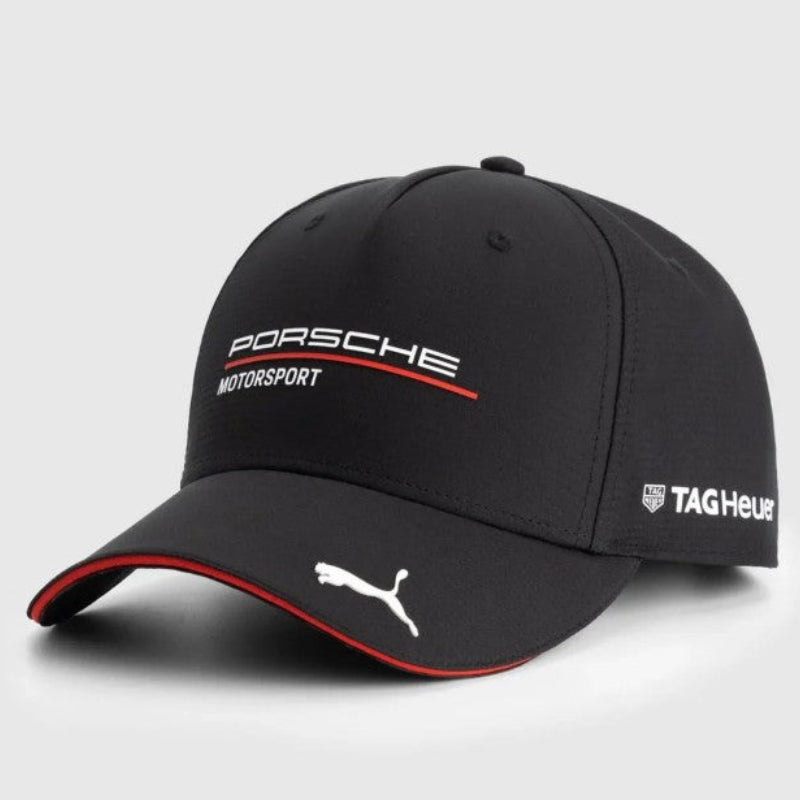 Porsche Motorsport PUMA 2026 Official License Black Team Baseball Cap