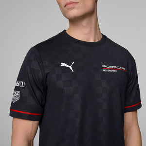 Porsche Motorsport Puma Team T‑Shirt Black Men’s Crew Neck Tee Shirt