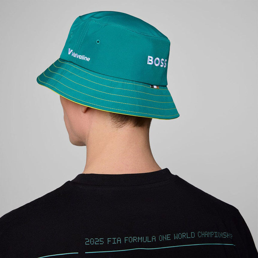 Aston Martin 2025 Replica Green Team Bucket Hat