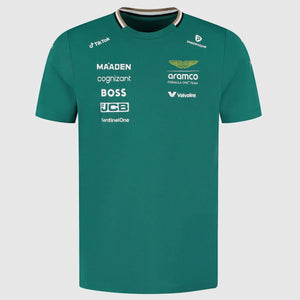 Aston Martin F1 Team 2025 Replica Men’s Green Team T‑Shirt