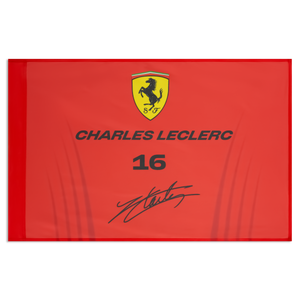 Scuderia Ferrari F1 Team PUMA 2026 Red Charles LeClerc 3x2 Supporter Fan Flag