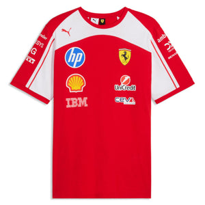 Scuderia Ferrari F1 Team PUMA 2026 Official Licenced Red Team Tee Shirt
