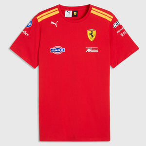 Scuderia Ferrari WEC Hypercar PUMA 2026 Official Licensed Red Drivers Tee Shirt