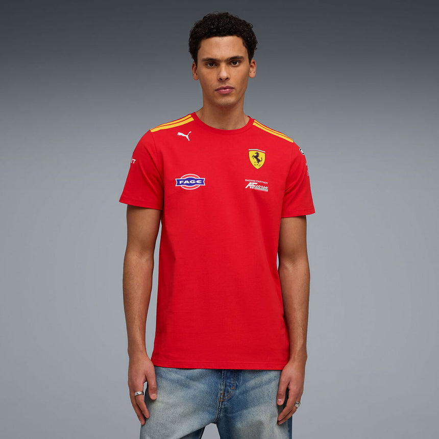 Scuderia Ferrari WEC Hypercar PUMA 2026 Official Licensed Red Drivers Tee Shirt