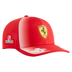 Scuderia Ferrari F1 Team PUMA 2026 Official Red Charles Leclerc Baseball Cap