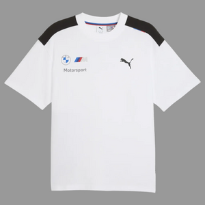BMW Motorsport M Sport PUMA 2026 White Official Licensed Drivers Tee Shirt