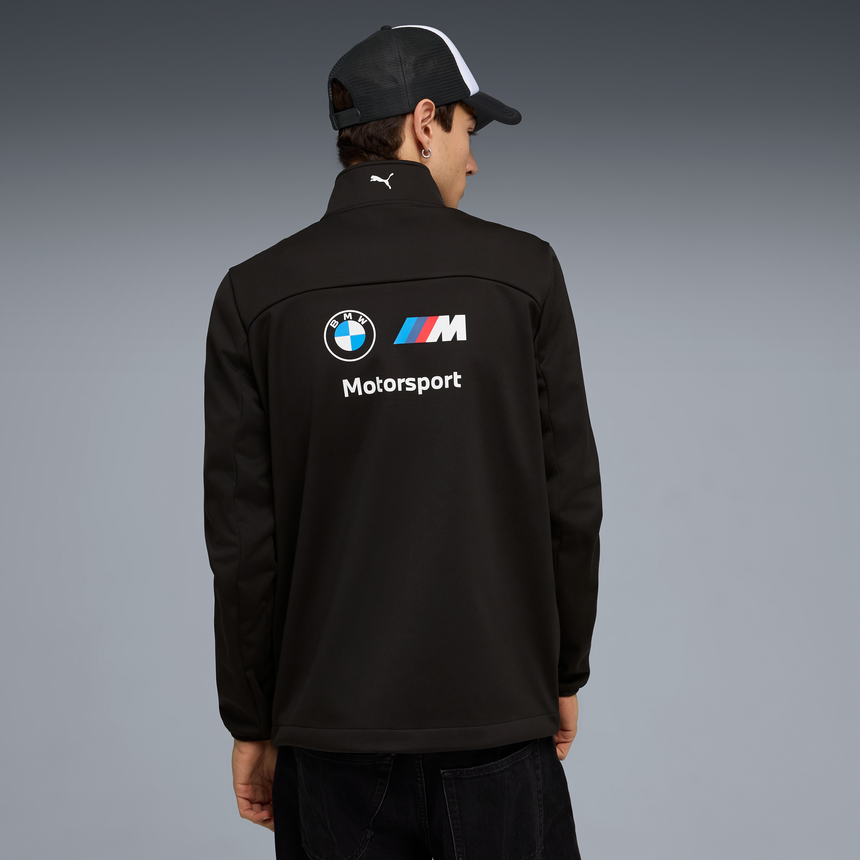 BMW Motorsport PUMA 2026 Black Official WEC Le Mans Softshell Team Jacket