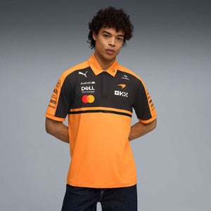 Mclaren F1 Team PUMA 2026 Officially Licensed Papaya Polo Tee Shirt
