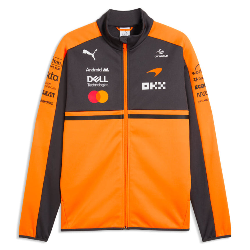 Mclaren F1 Team PUMA 2026 Official Licensed Papaya Driver Softshell Jacket