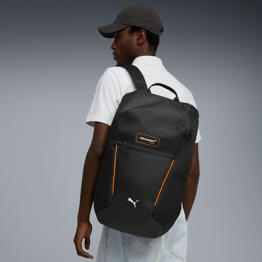 Mclaren Racing F1 Team PUMA 2026 Official Black Travel Backpack