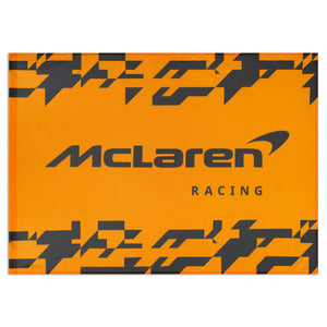 Mclaren F1 Team PUMA 2026 Official Licensed Black/Papaya Supporters Flag