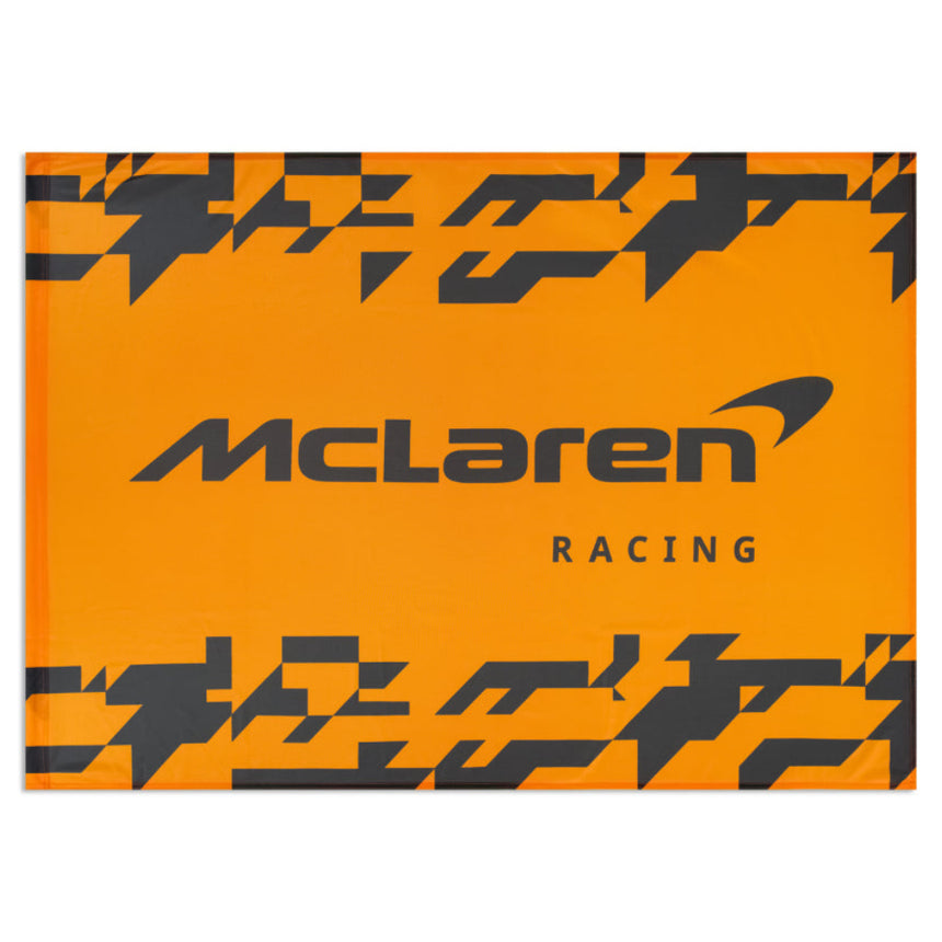 Mclaren F1 Team PUMA 2026 Official Licensed Black/Papaya Supporters Flag