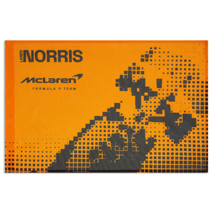 Mclaren F1 Team PUMA 2026 Official Licensed Black/Papaya Lando Norris Flag