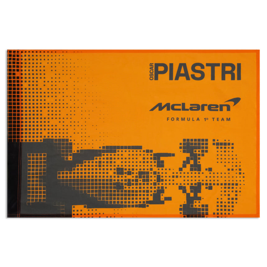 Mclaren F1 Team PUMA 2026 Official Licensed Black/Papaya Oscar Piastri Flag