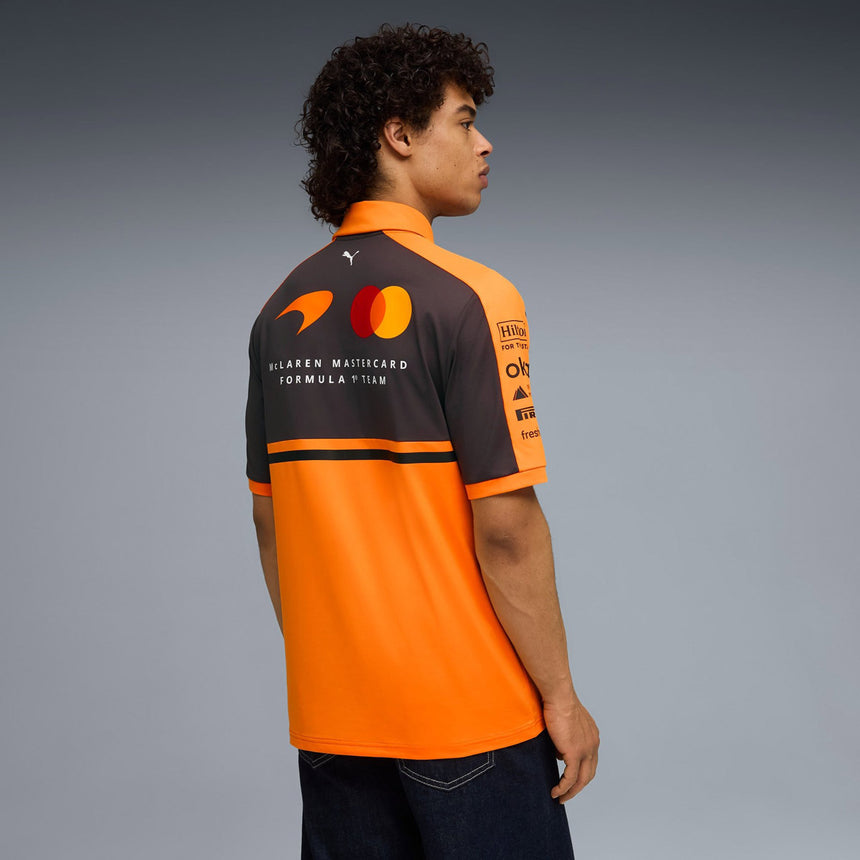McLaren F1 Team PUMA 2026 Official Licensed Papaya Team Polo Tee Shirt